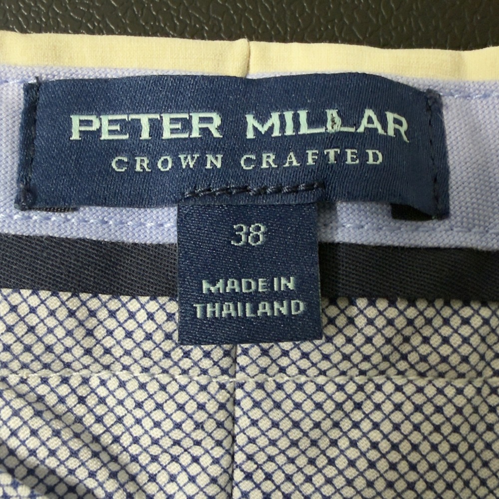 Peter Millar Surge Shorts Mens 38 Cream Good Crown Crafted Tailored Fit Golf - Picture 4 of 14